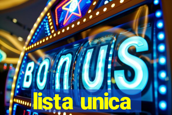 lista unica